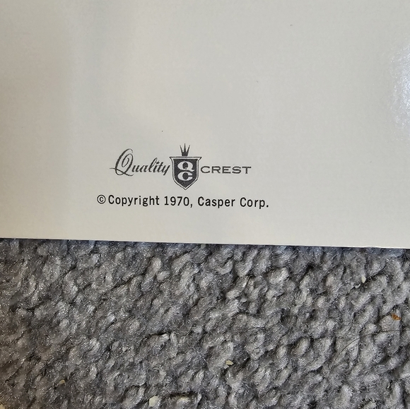 Vintage Box of 3 Oversized Greeting Cards with Box - Picture 5 of 7